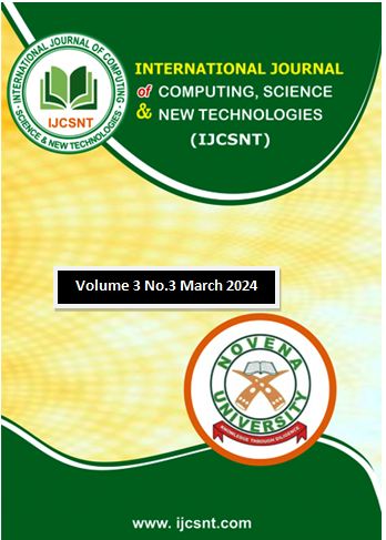 					View Vol. 3 No. 3 (2024): International Journal of Computing, Science and New Technologies (IJCSNT) Vol.3 No.3 March 2024
				