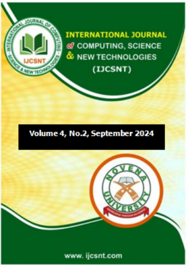 					View Vol. 4 No. 2 (2024): International Journal of Computing, Science, and New Technologies (IJCSNT) Vol. 4 No. 2 SEPTEMBER 2024
				